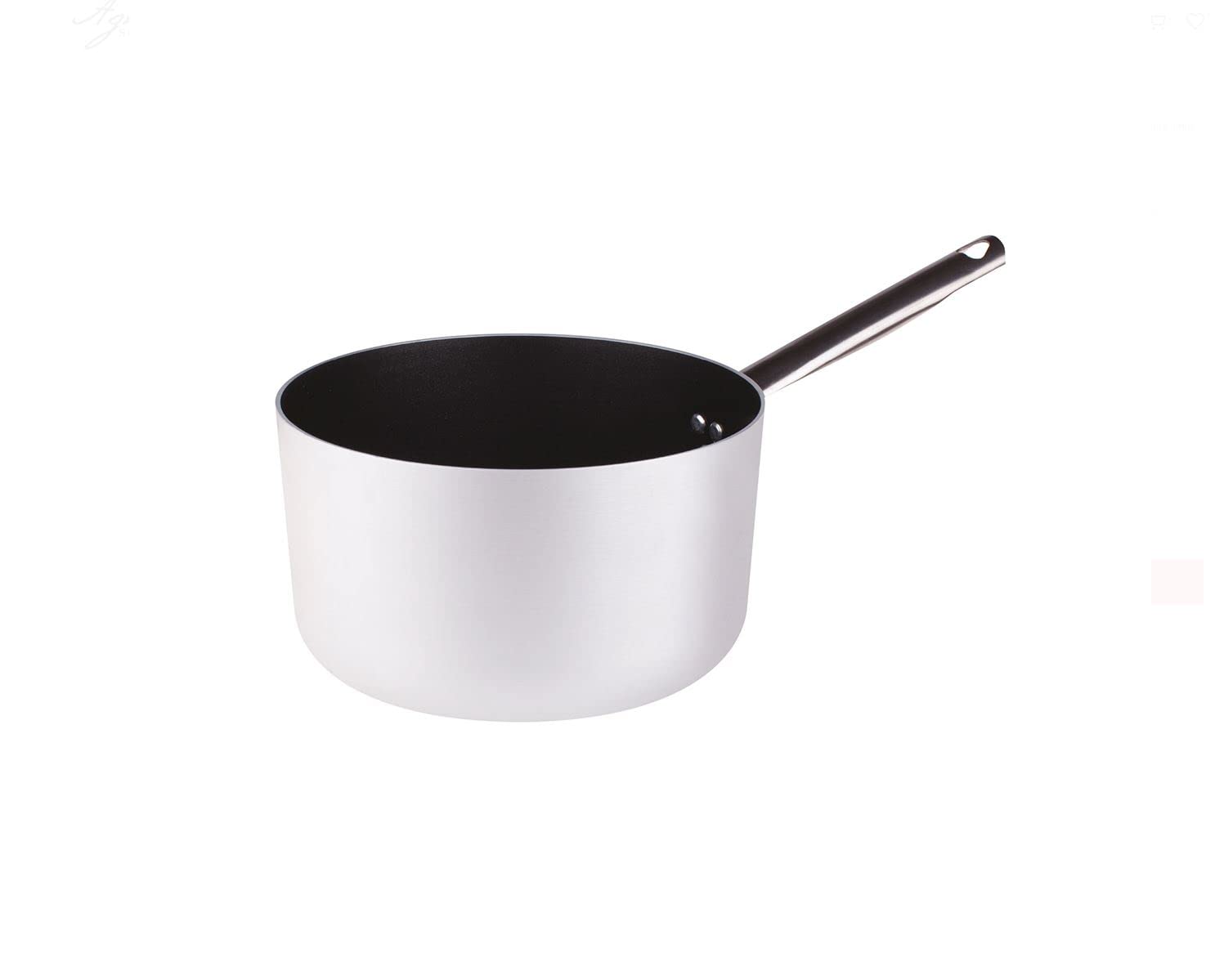 pentole-agnelli-alsa105s18-casseruola-alta-con-manico-alluminio-antiaderente-3mm image 1