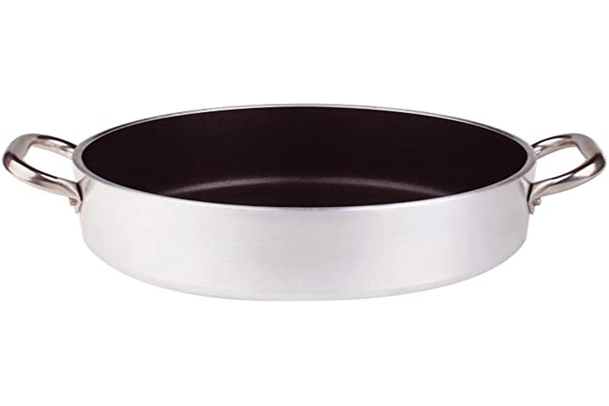 pentole-agnelli-alsa2106s36-casseruola-bassa-antiaderente-con-maniglie-alluminio image 5