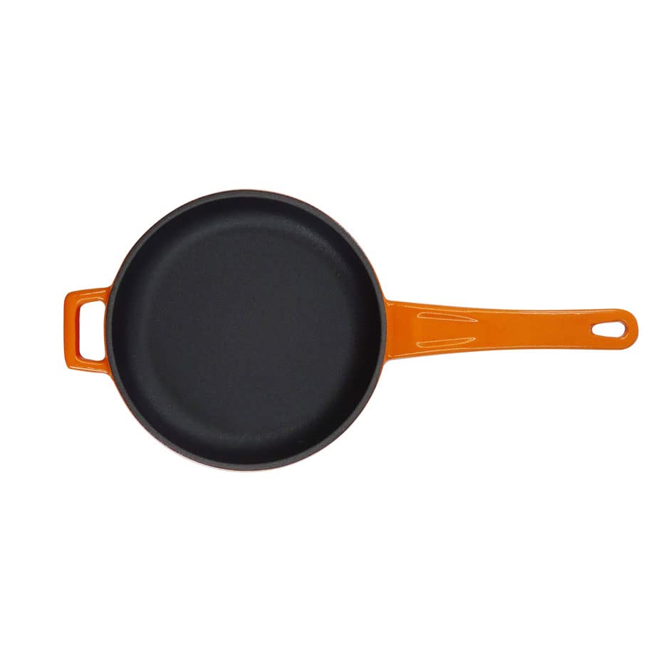 pentole-agnelli-slowcook-padella-in-ghisa-20-cm-con-manico-arancio image 8