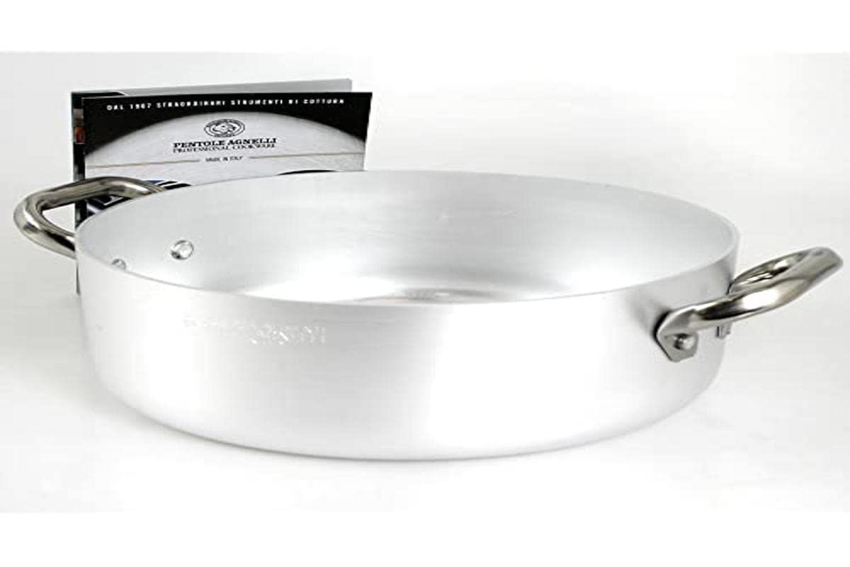 pentole-agnelli-alma10632-casseruola-bassa-in-alluminio-professionale-3-mm-32-cm image 4