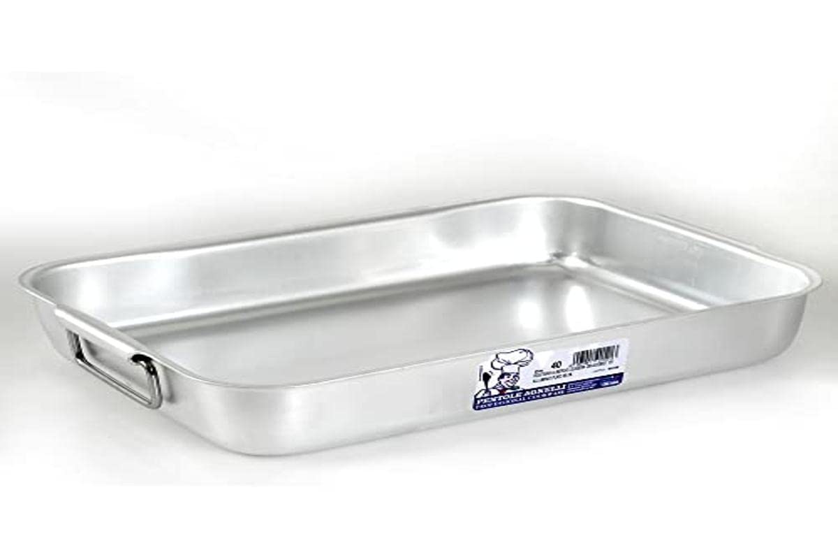 pentole-agnelli-alma15136-rostiera-rettangolare-in-alluminio-professionale-3-mm- image 3