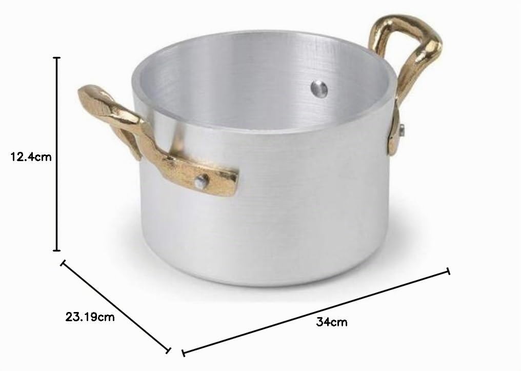 pentole-agnelli-alma10410-casseruolino-alto-a-servire-con-2-maniglie-in-ottone-a image 2