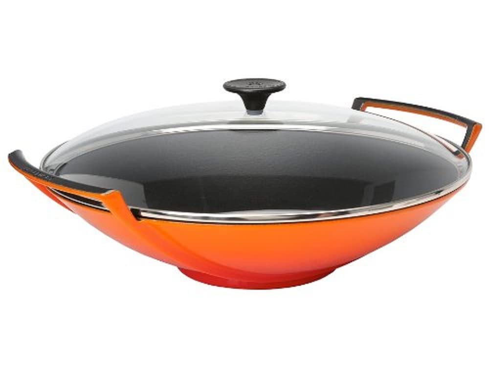 le-creuset-wok-in-ghisa-vetrificata-con-coperchio-in-vetro-36-cm-4-5-l-nero-matt image 7