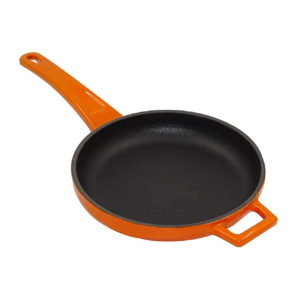 pentole-agnelli-slowcook-padella-in-ghisa-20-cm-con-manico-arancio image 2