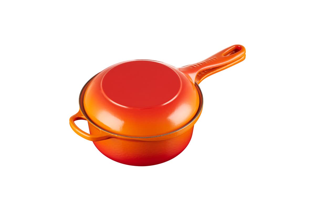 le-creuset-casseruola-multifunzione-2-in-1-evolution-in-ghisa-vetrificata-22-cm- image 2
