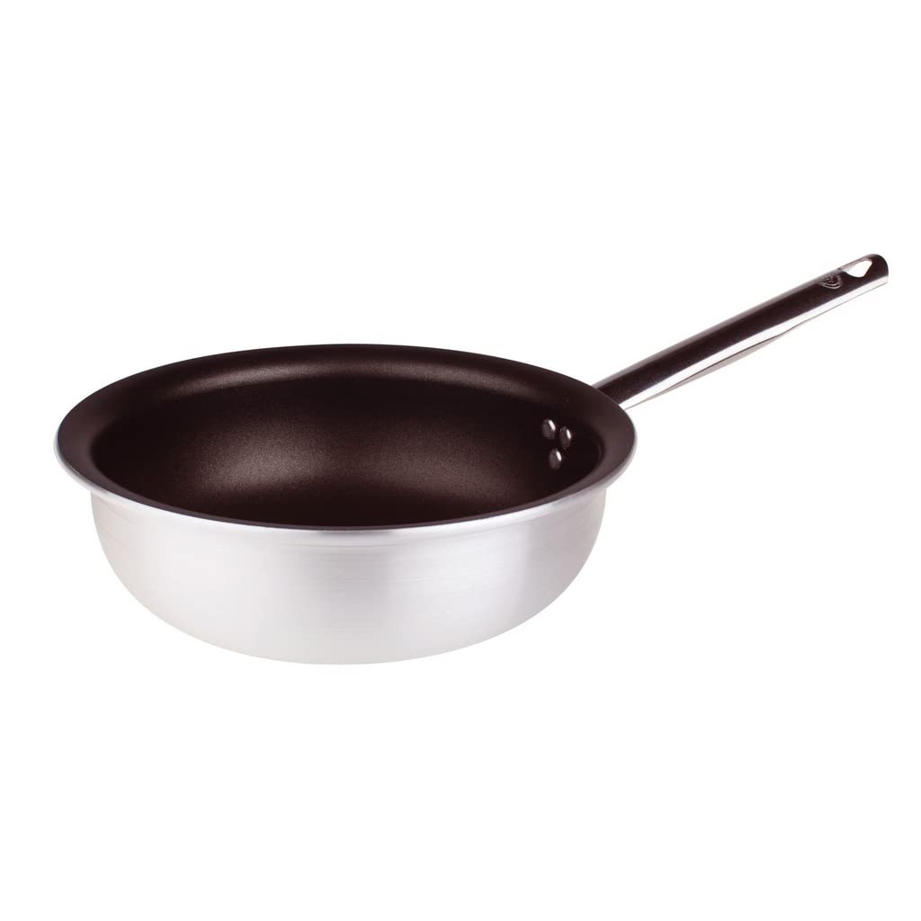 pentole-agnelli-alsa2111bms28-padella-svasata-per-mantecare-in-alluminio-28-cm image 1