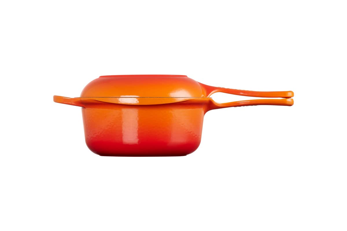 le-creuset-casseruola-multifunzione-2-in-1-evolution-in-ghisa-vetrificata-22-cm- image 1
