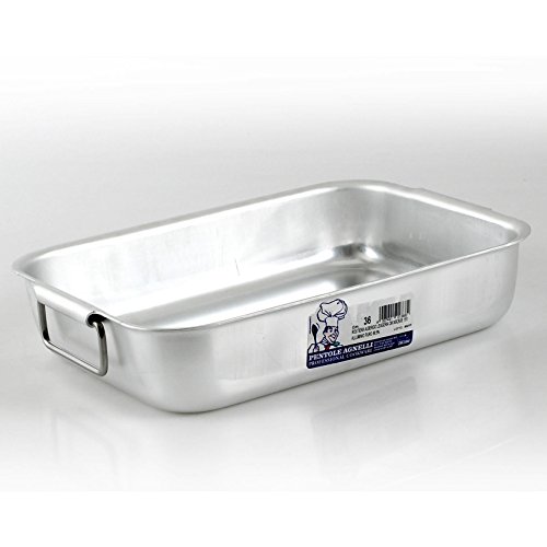 pentole-agnelli-alma15136-rostiera-rettangolare-in-alluminio-professionale-3-mm- image 6