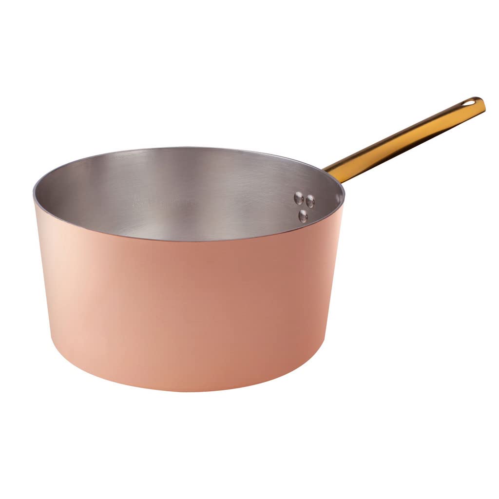 pentole-agnelli-linea-rame-casseruola-alta-con-manico-inox-rame-stagnato-a-mano- image 5
