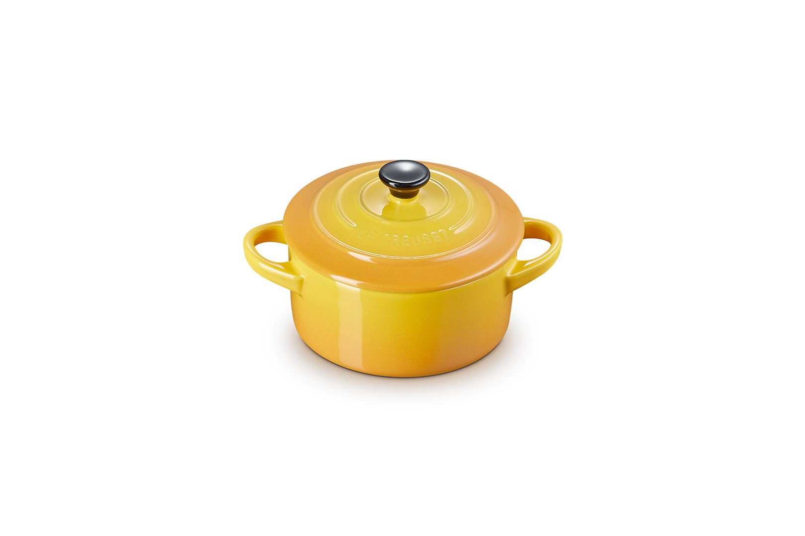 le-creuset-mini-cocotte-rotonda-in-gres-vetrificato-250-ml-10-cm-nectar-71901106 image 1