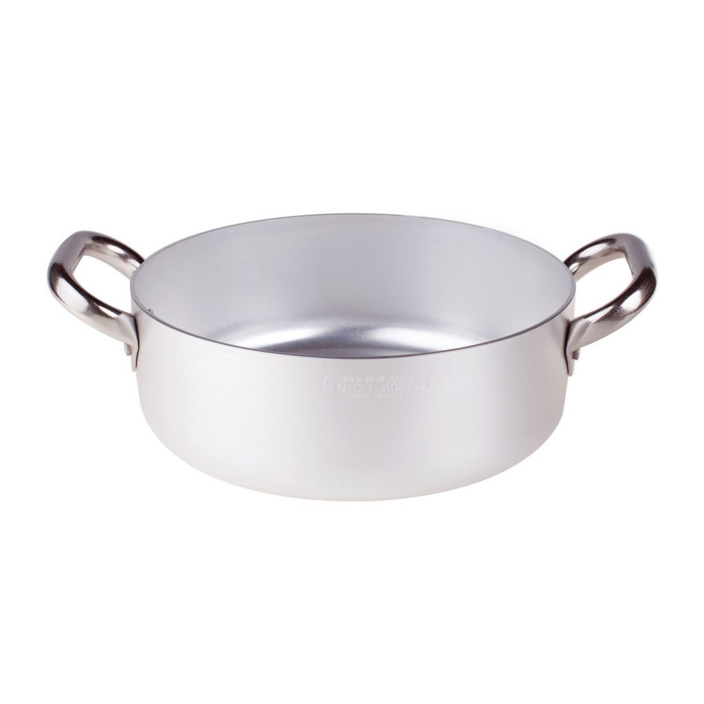 pentole-agnelli-alma10632-casseruola-bassa-in-alluminio-professionale-3-mm-32-cm image 1