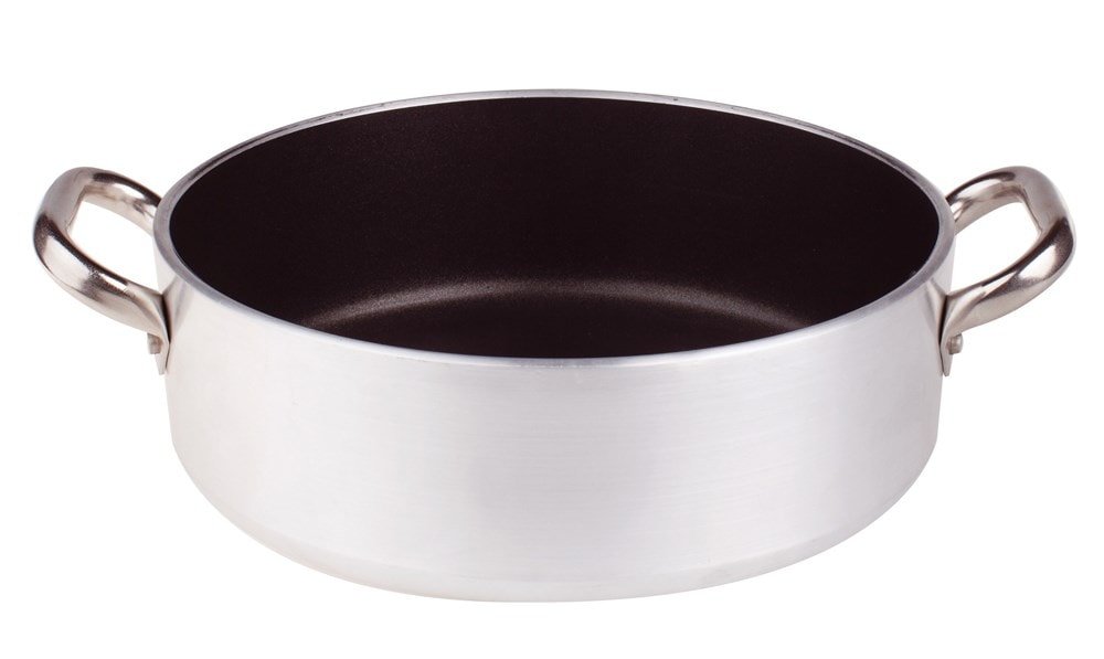 pentole-agnelli-alsa2106s36-casseruola-bassa-antiaderente-con-maniglie-alluminio image 1