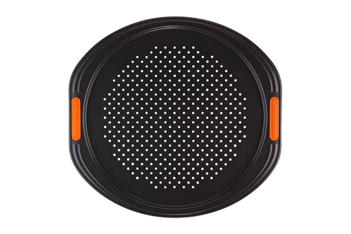 le-creuset-teglia-per-pizza-antiaderente-forata-33-cm-acciaio-al-carbonio-antrac image 3