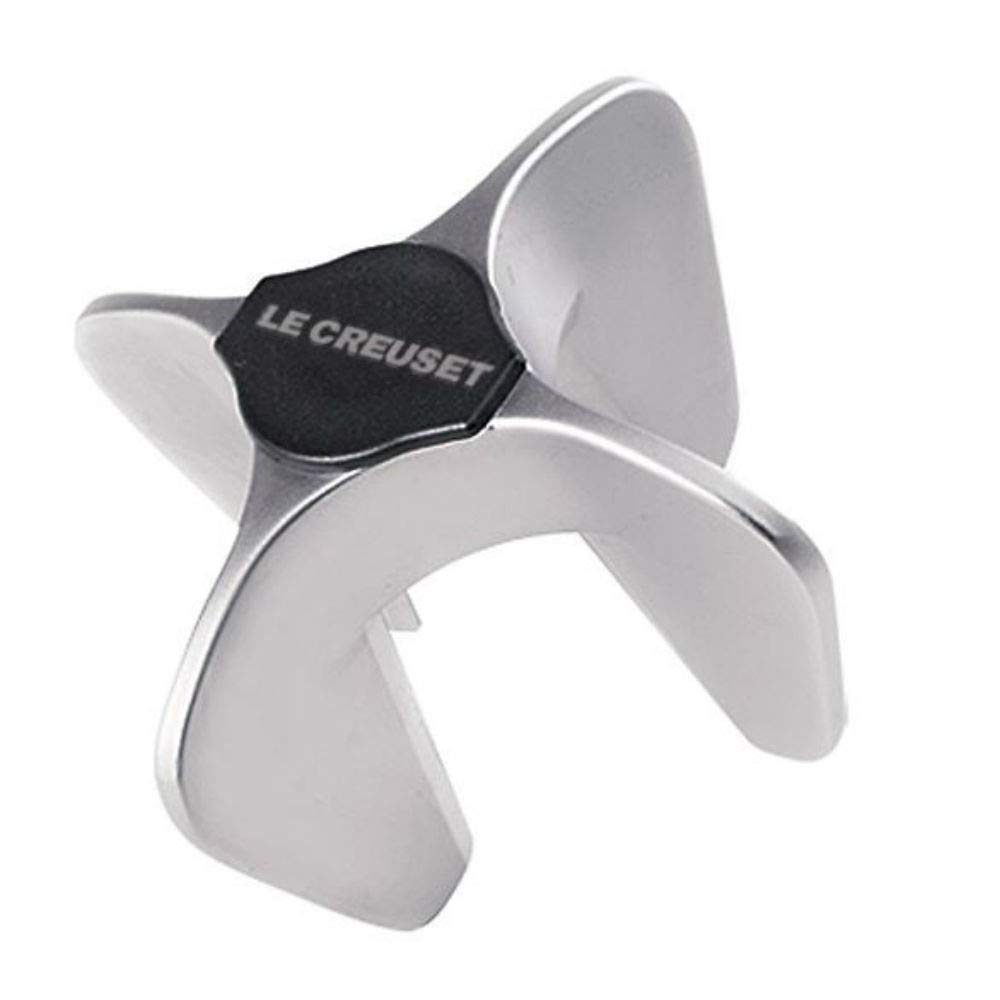 le-creuset-cavatappi-champagne-sw-105-in-cromo-satinato-cattura-tappo-per-spuman image 6