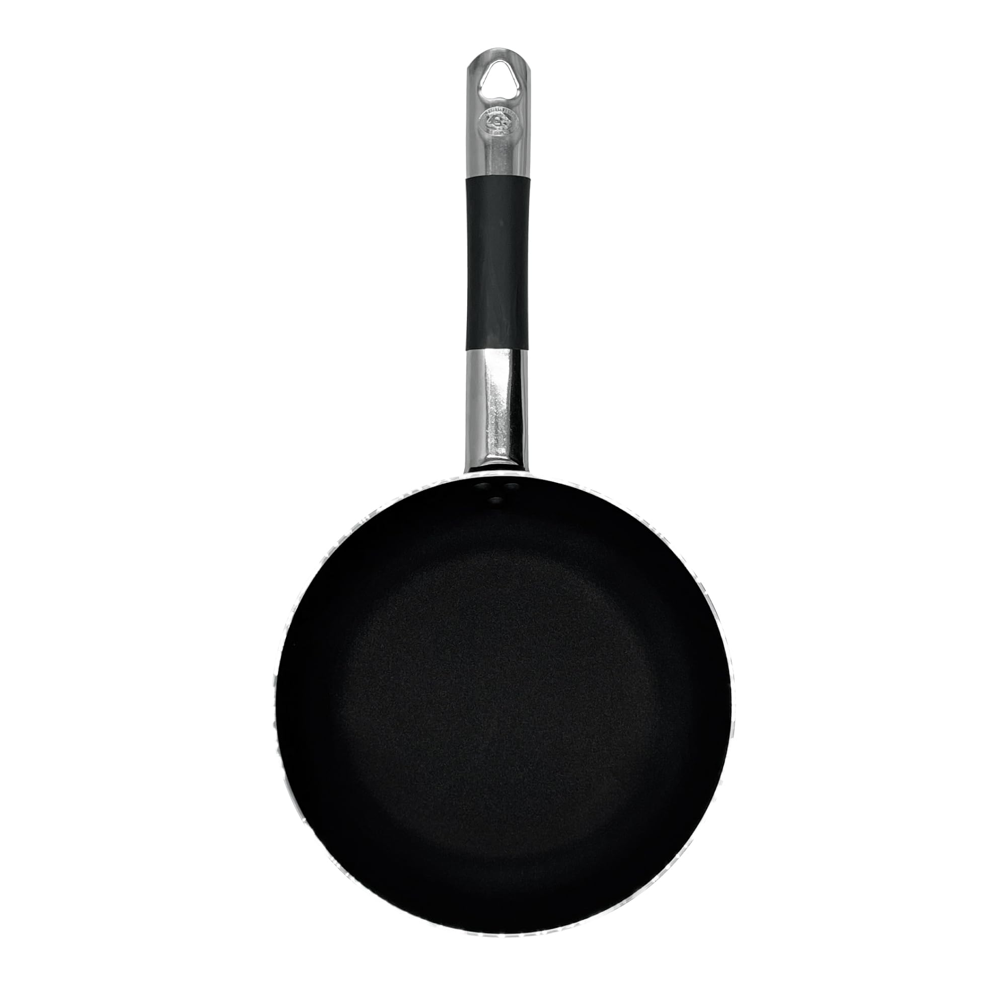 pentole-agnelli-alblack-alsc111bbssc32-padella-svasata-bassa-in-alluminio-con-ma image 3