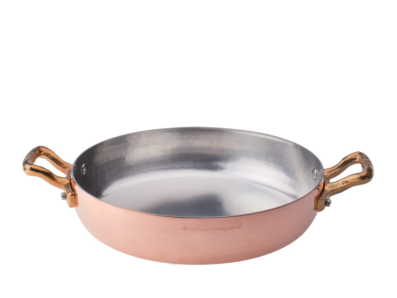 pentole-agnelli-alcm110m28-tegame-in-rame-martellato-stagnato-28-cm-con-2-manigl image 7