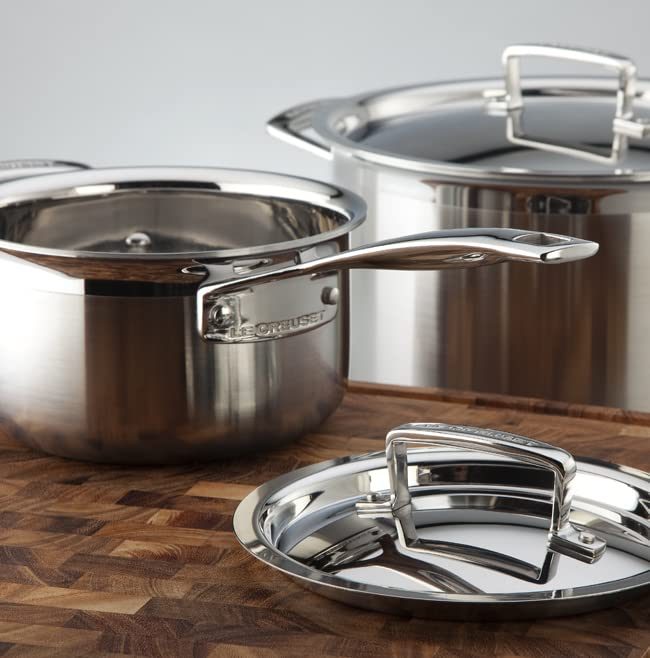 le-creuset-set-5-pezzi-pentole-3-ply-in-acciaio-inossidabile-con-coperchi-compat image 7