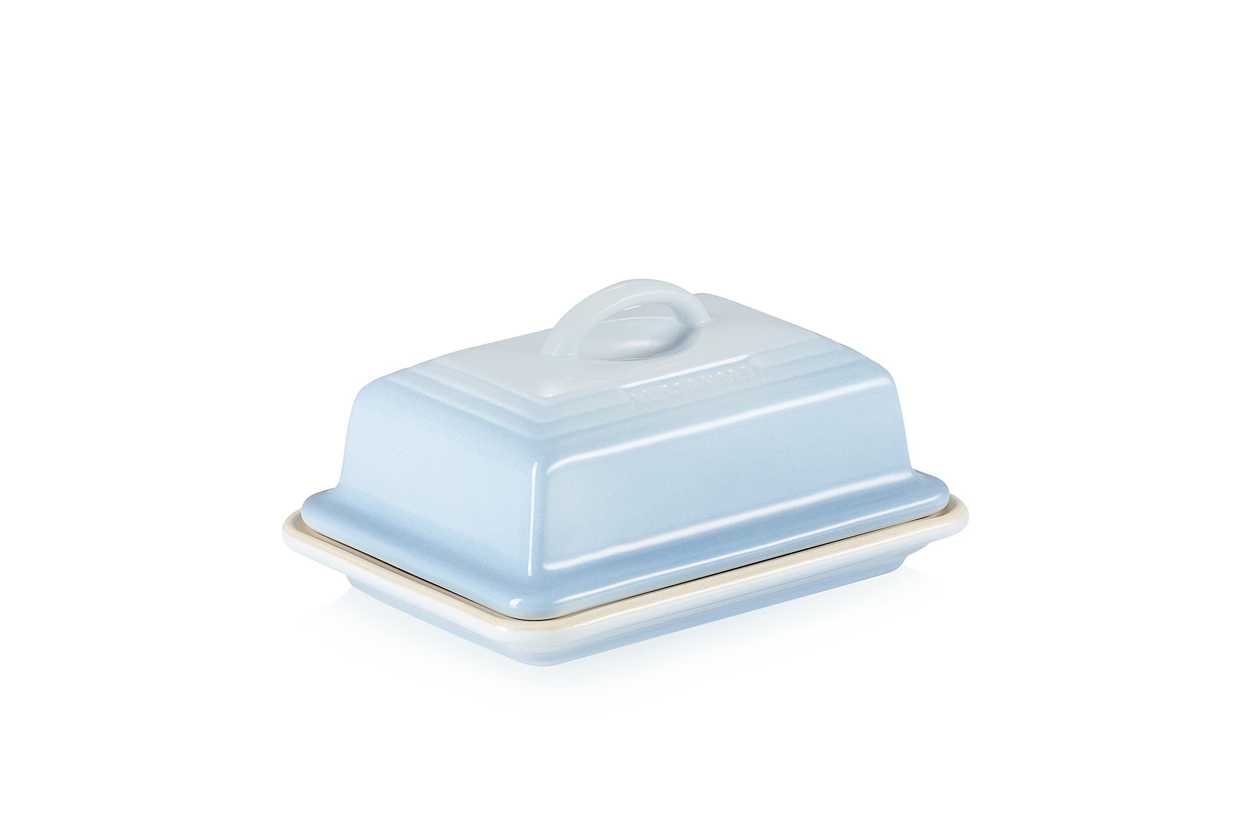 le-creuset-portaburro-in-gres-vetrificato-17-x-12-5-x-9-cm-coastal-blue-adatto-a image 1
