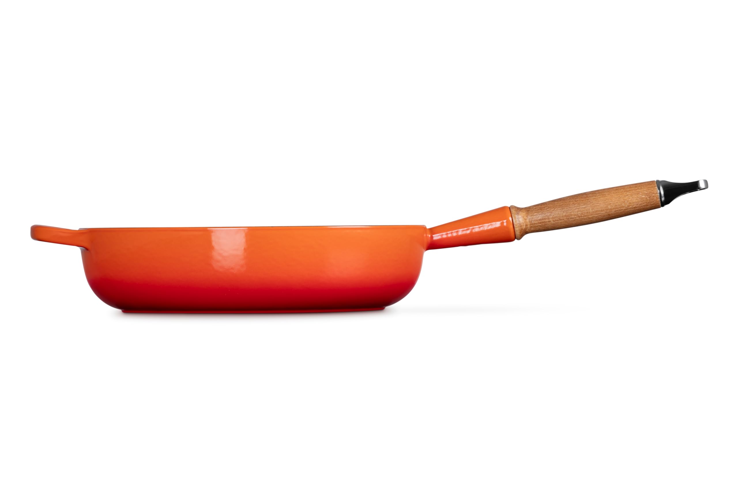 le-creuset-evolution-padella-alta-in-ghisa-vetrificata-con-manico-in-legno-28-cm image 2
