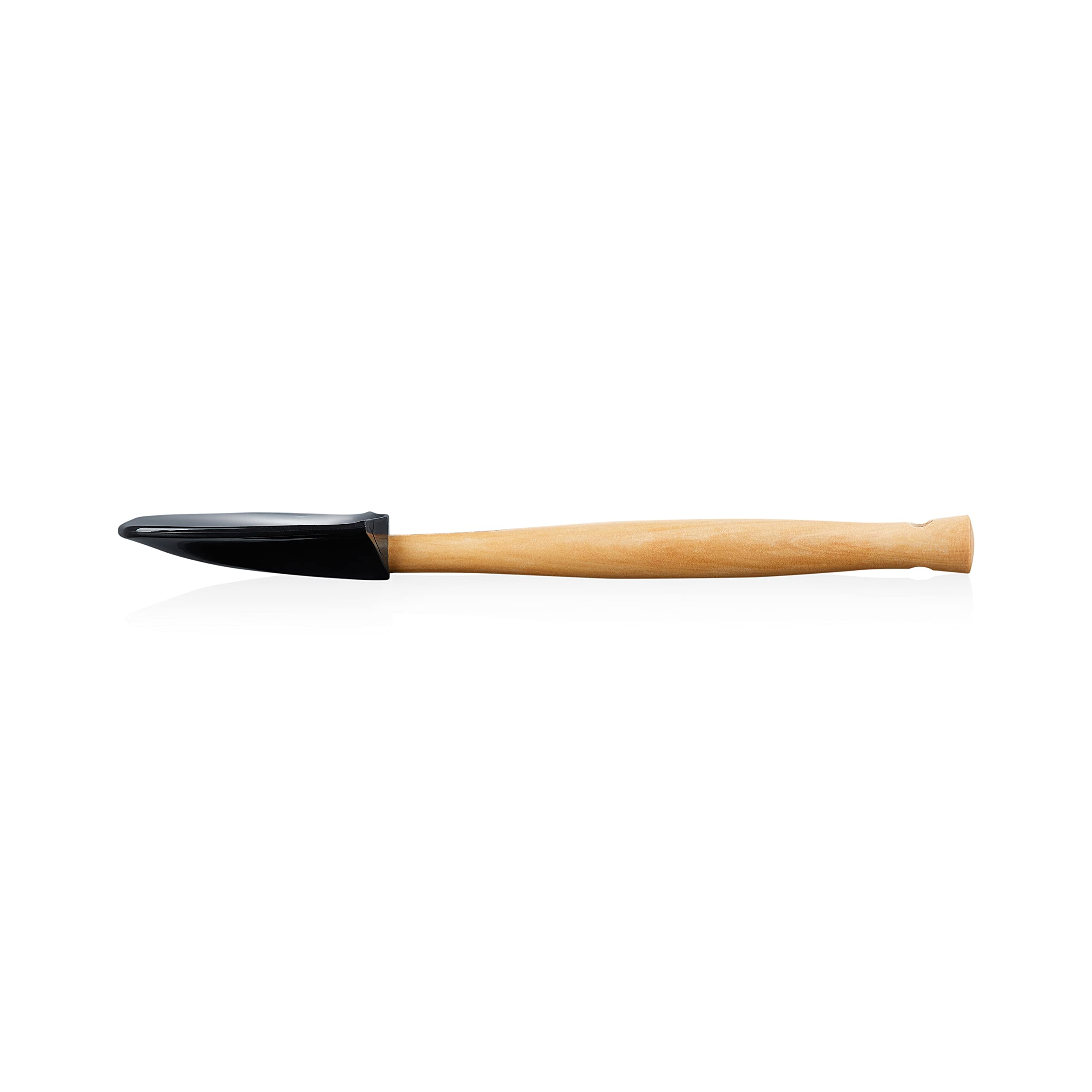 le-creuset-spatola-cucchiaio-craft-larga-28-cm-in-silicone-nero-lucido-resistent image 3