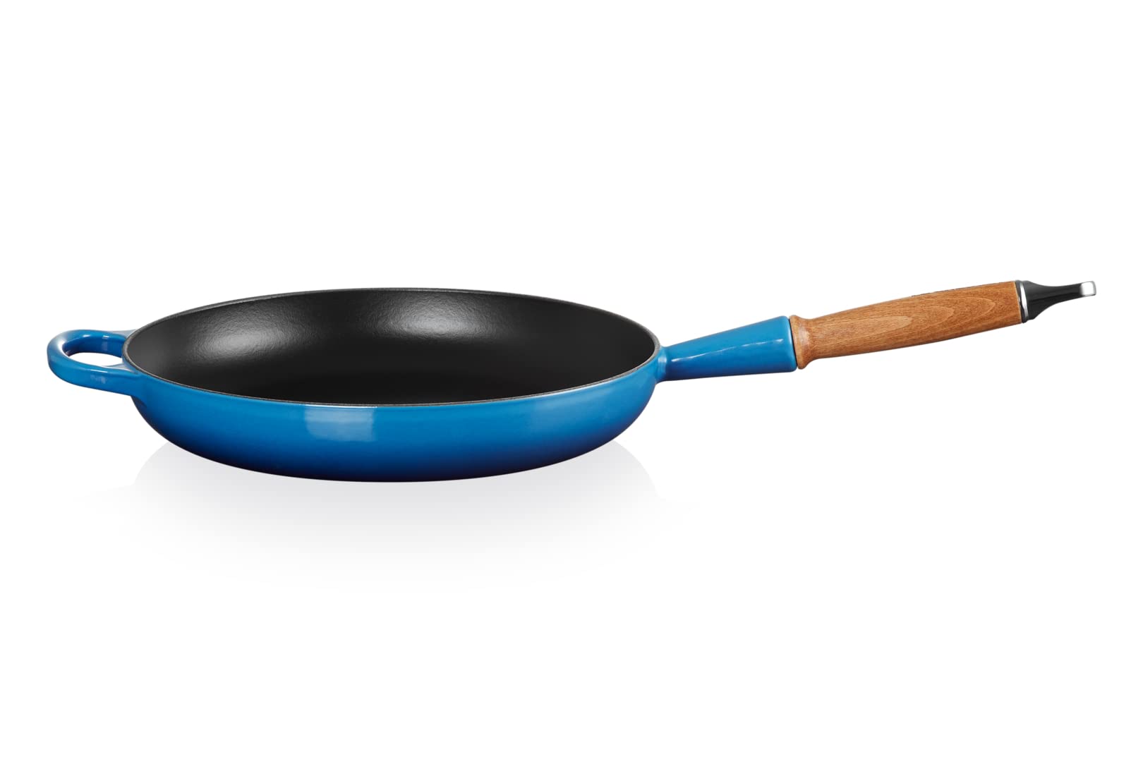 le-creuset-padella-evolution-con-manico-in-legno-in-ghisa-vetrificata-28-cm-2-6- image 2
