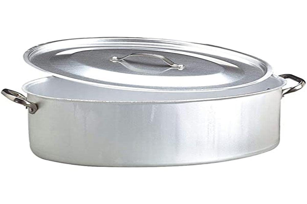 pentole-agnelli-linea-alluminio-3-mm-professionale-casseruola-ovale-con-maniglie image 5