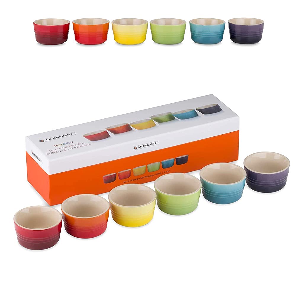 le-creuset-set-4-mini-ramequin-rotondi-in-gres-vetrificato-0-1-l-ciliegia image 5