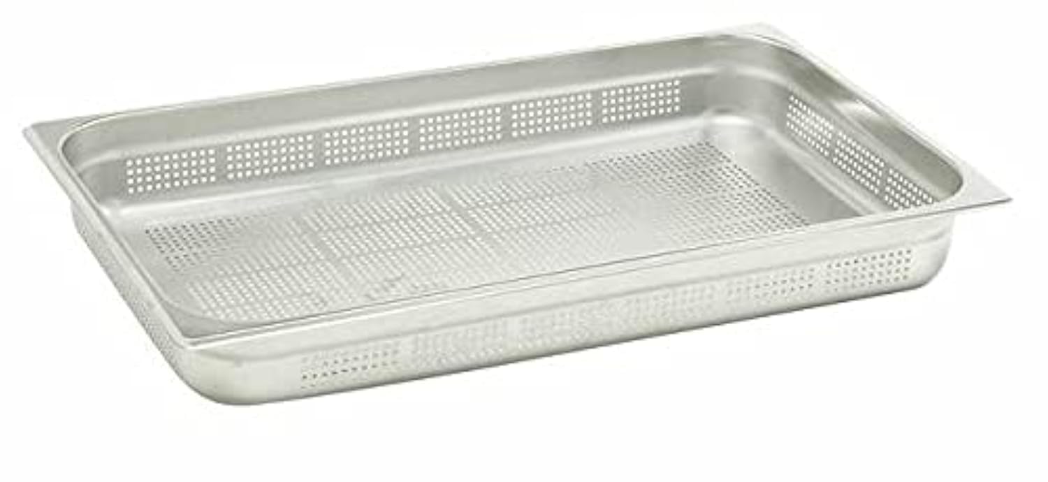 pentole-agnelli-bacinella-forata-gastronorm-1-1-in-acciaio-inossidabile-18-10-53 image 2