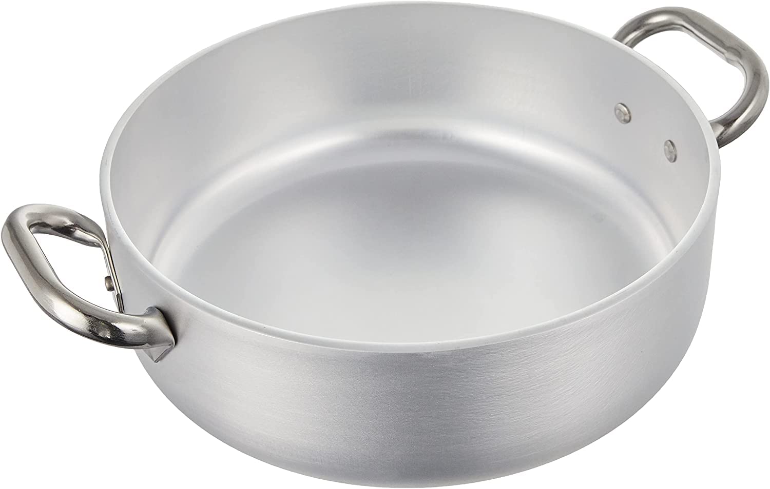 pentole-agnelli-almr110628-casseruola-cilindrica-bassa-in-alluminio-5-mm-con-2-m image 2