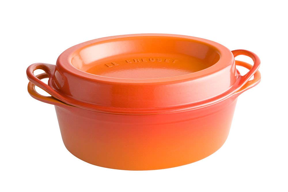le-creuset-doufeu-ovale-in-ghisa-vetrificata-32-cm-nero-matt-con-coperchio-per-c image 3