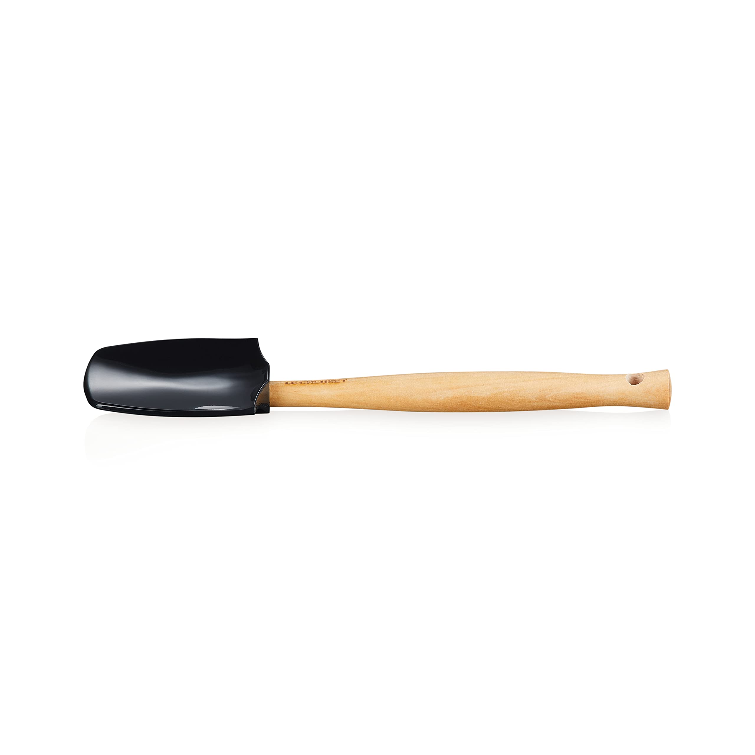 le-creuset-spatola-cucchiaio-craft-larga-28-cm-in-silicone-nero-lucido-resistent image 2