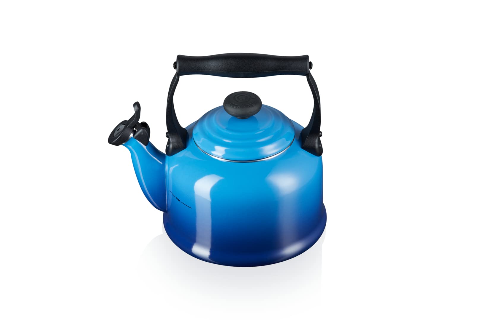 le-creuset-tradition-bollitore-2-1-l-in-acciaio-smaltato-azure-fischio-classico- image 1