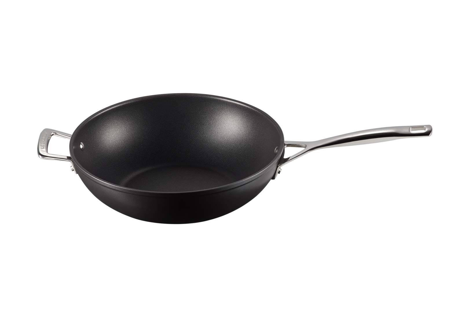le-creuset-toughened-nonstick-padella-wok-con-manico-in-alluminio-antiaderente-3 image 3