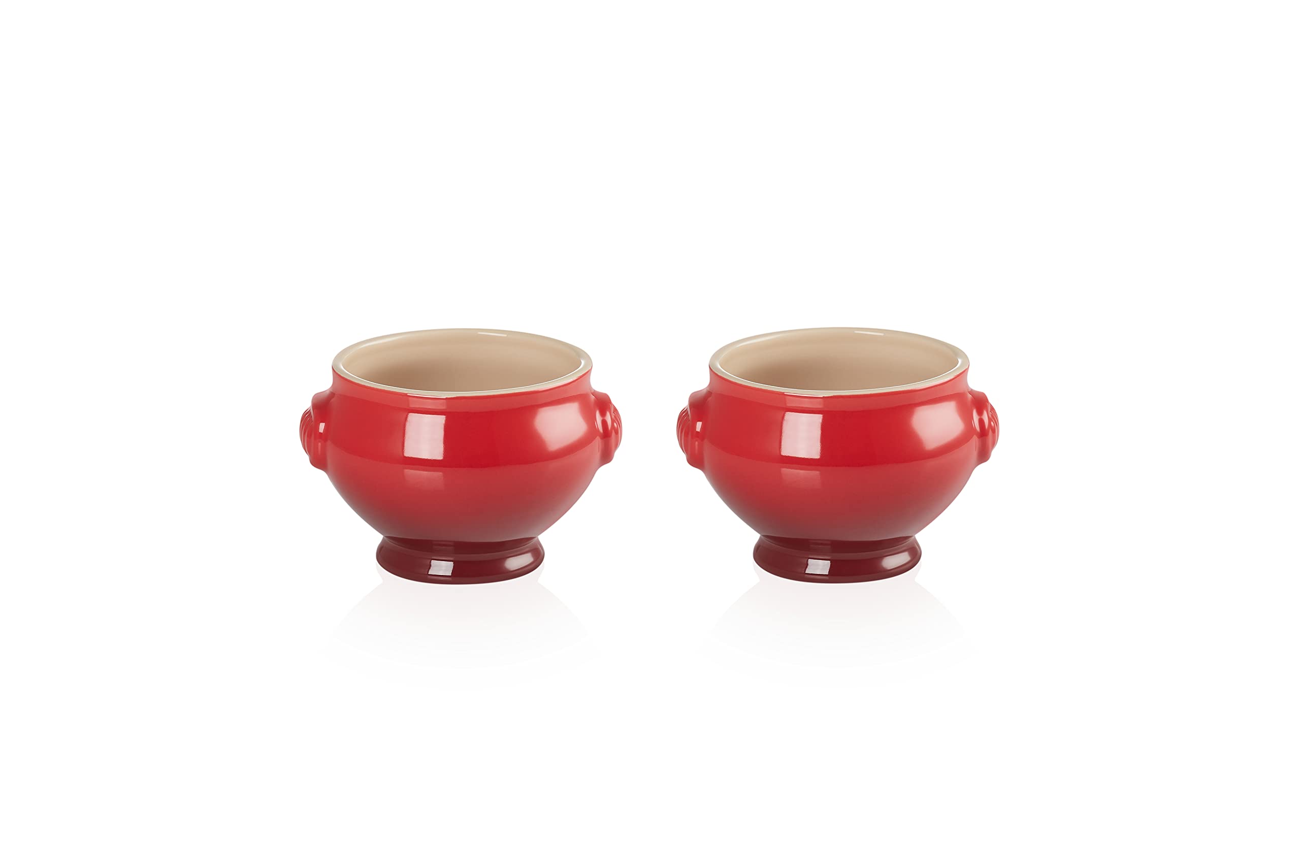 le-creuset-set-2-ciotole-zuppa-in-gres-vetrificato-600-ml-ciliegia-adatte-a-forn image 2