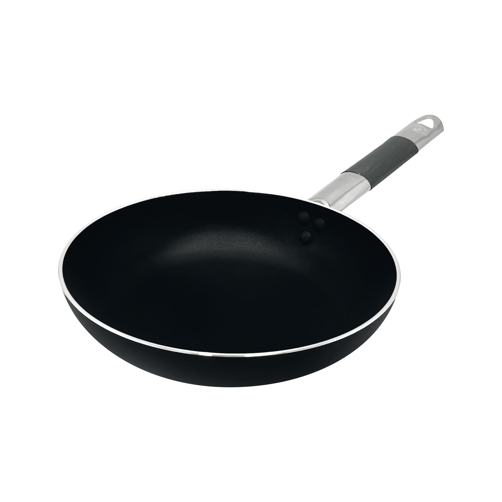 pentole-agnelli-alblack-alsc111bbssc32-padella-svasata-bassa-in-alluminio-con-ma image 1