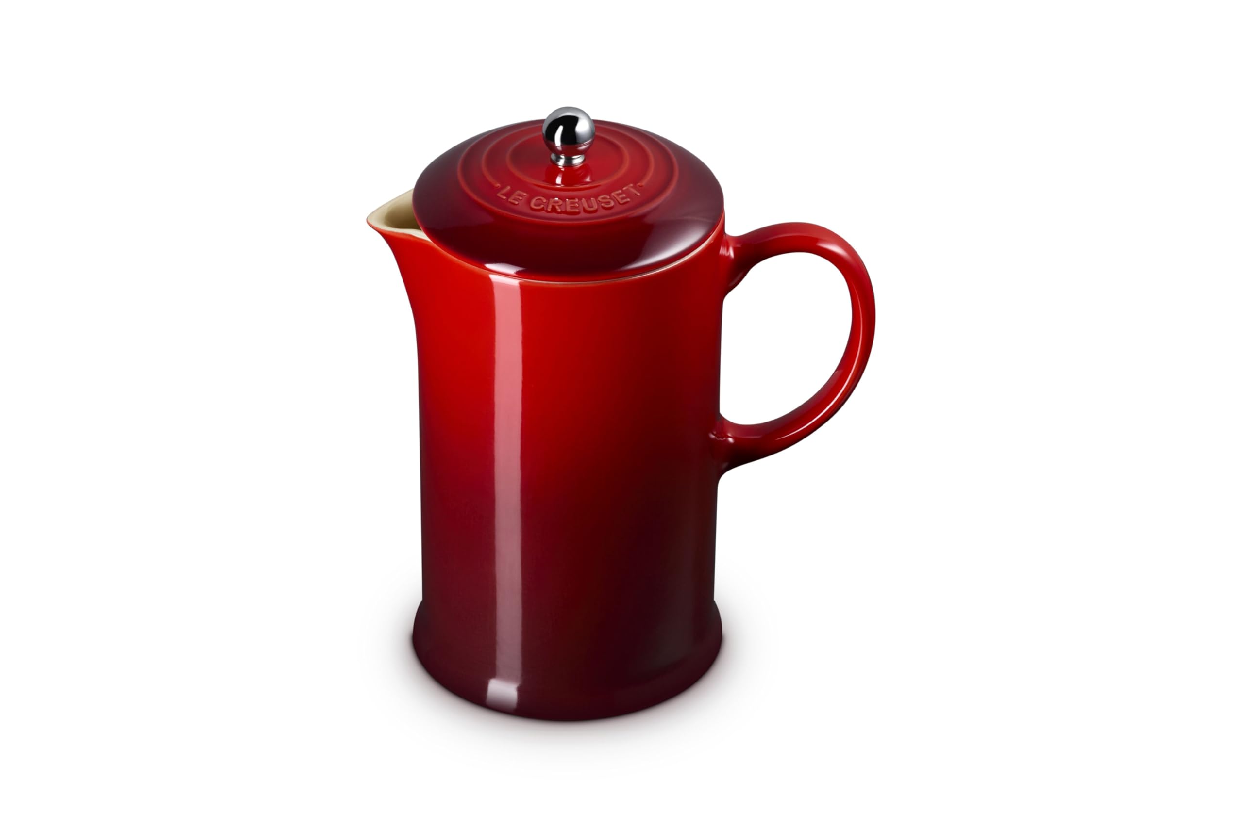 le-creuset-coffee-press-caffettiera-francese-in-gres-vetrificato-con-pressa-in-a image 1