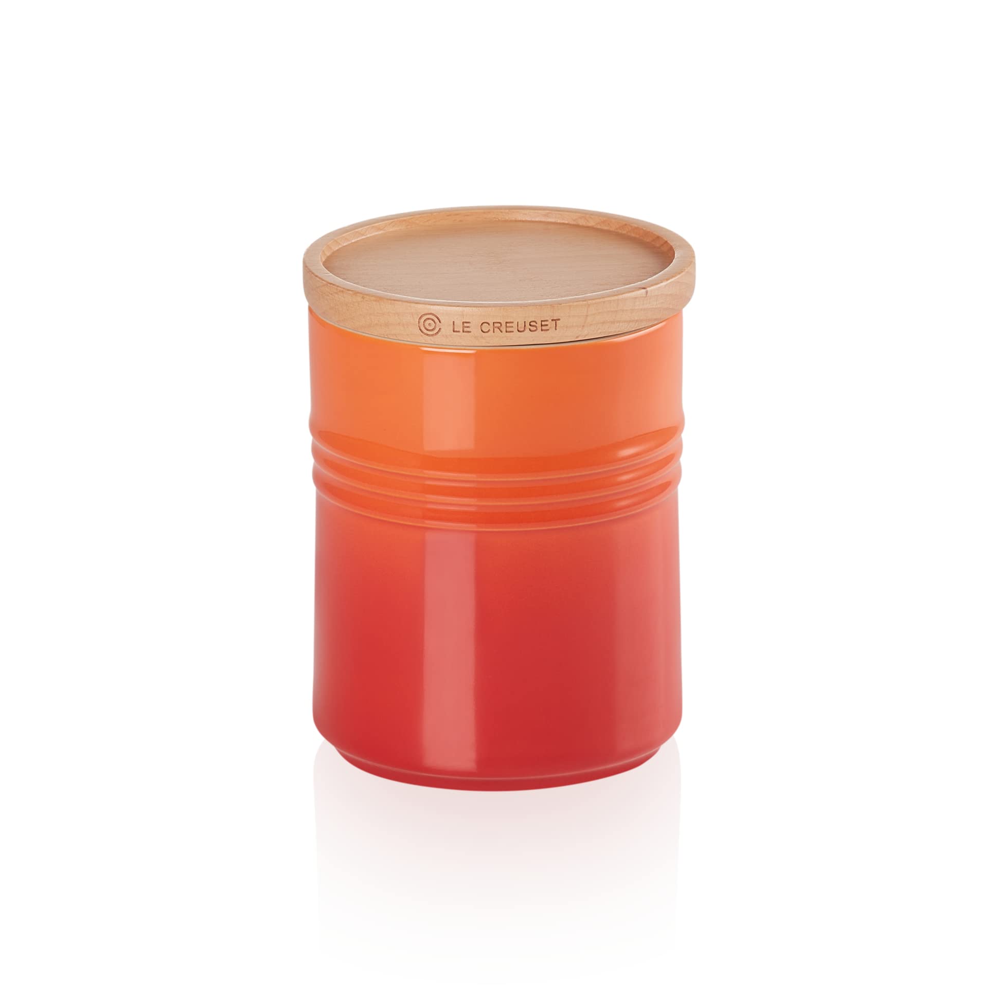 le-creuset-barattolo-m-con-coperchio-in-legno-in-gres-vetrificato-540-ml-10-cm-d image 2