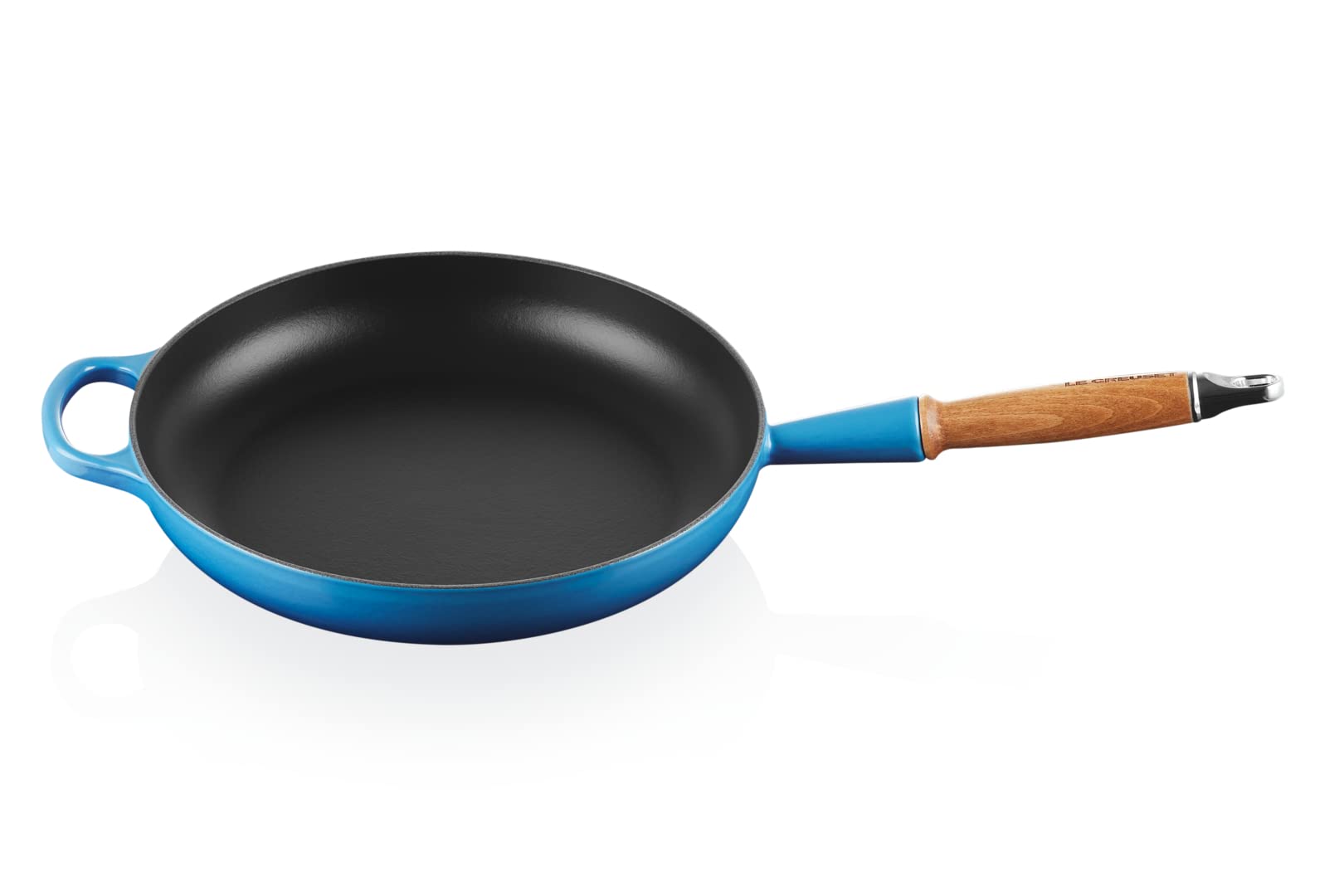 le-creuset-padella-evolution-con-manico-in-legno-in-ghisa-vetrificata-28-cm-2-6- image 1
