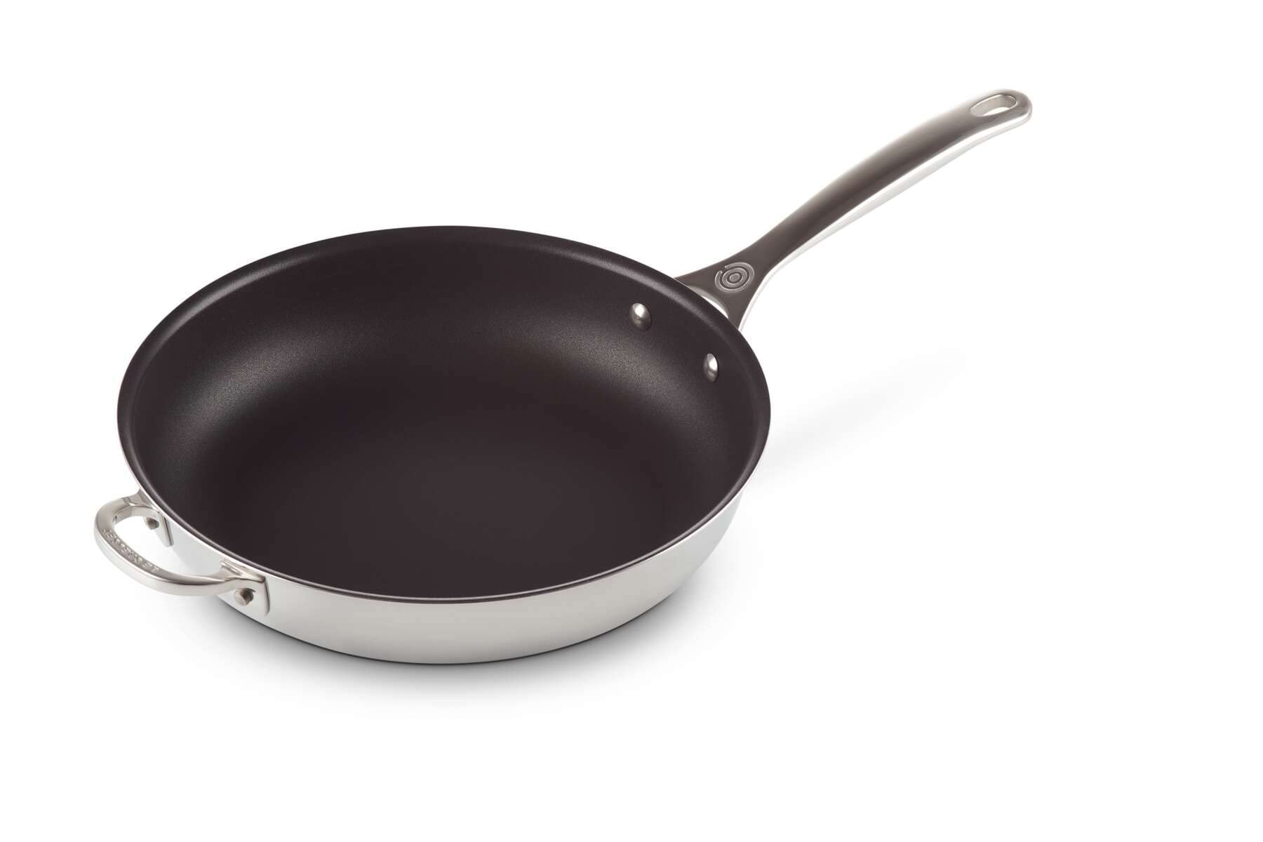 le-creuset-padella-alta-3-ply-in-acciaio-inox-28-cm-con-interno-antiaderente-966 image 2
