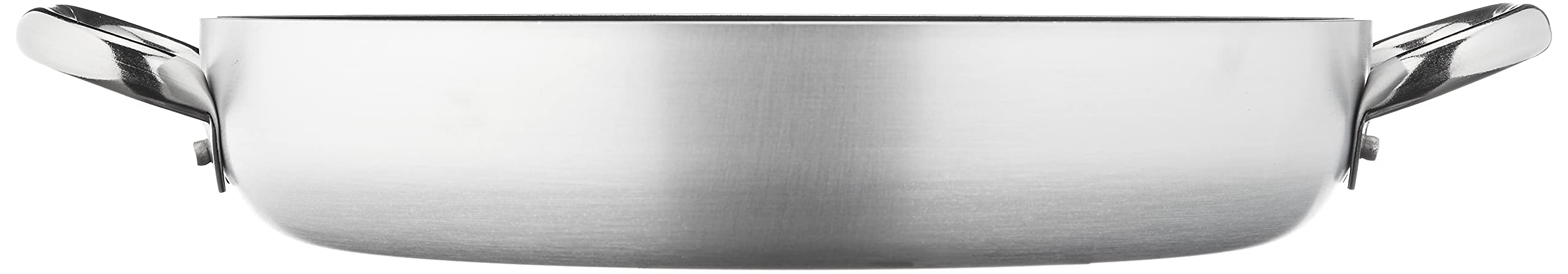 pentole-agnelli-alsa110s32-tegame-con-maniglie-alluminio-antiaderente-argento-32 image 2