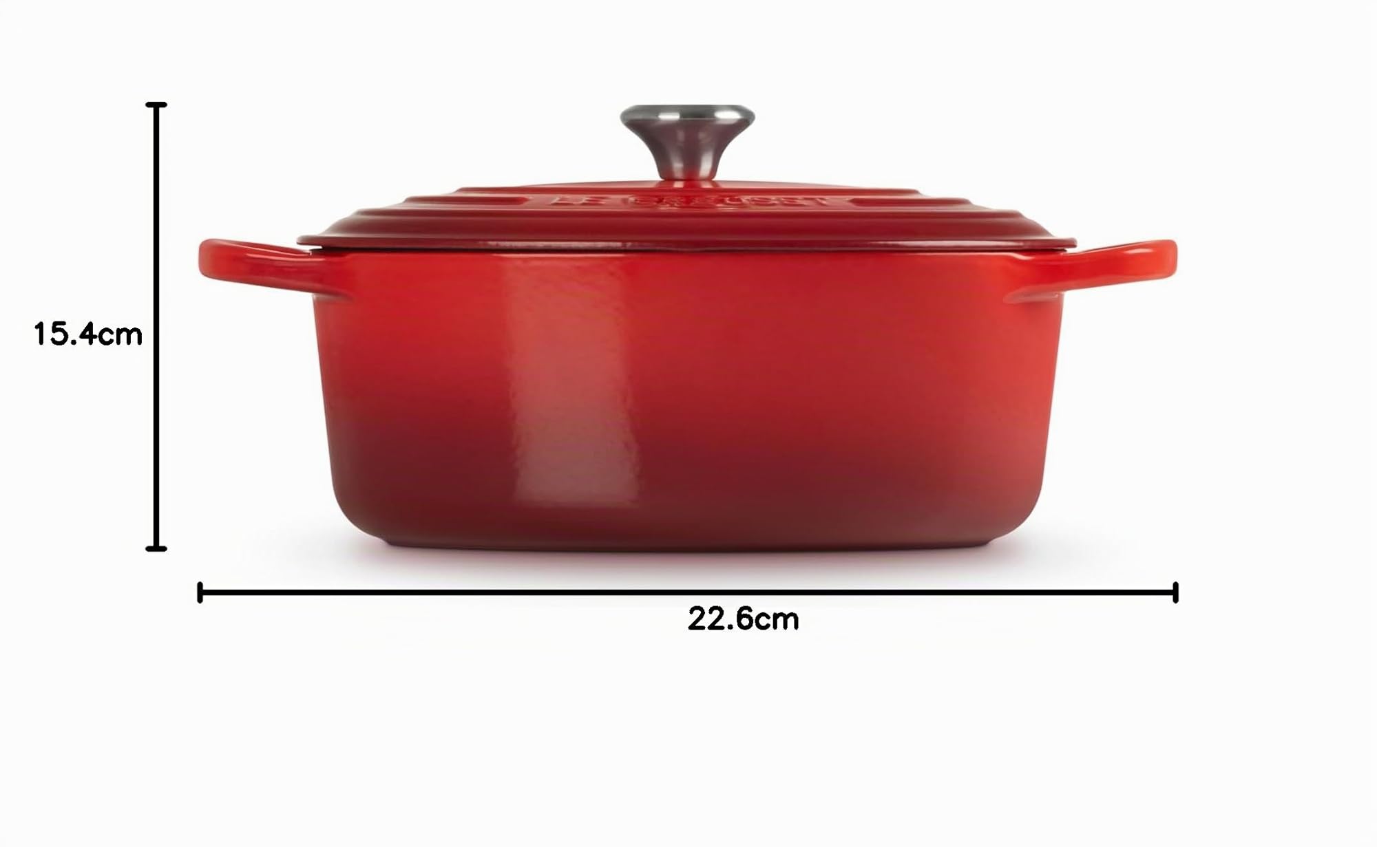 le-creuset-casseruola-ovale-evolution-in-ghisa-con-coperchio-27-cm-colore-cilieg image 7