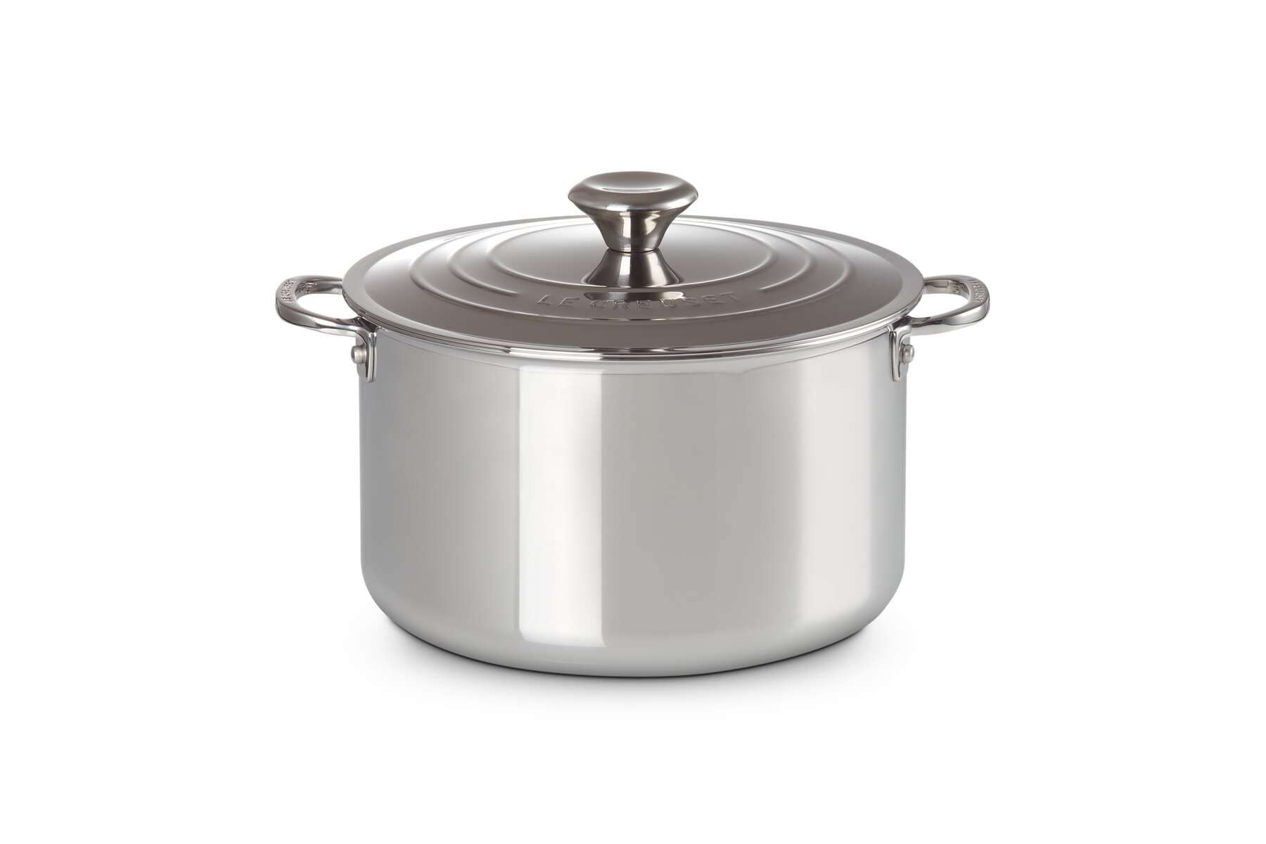 le-creuset-casseruola-profonda-con-coperchio-in-acciaio-inox-3-strati-24-cm image 2