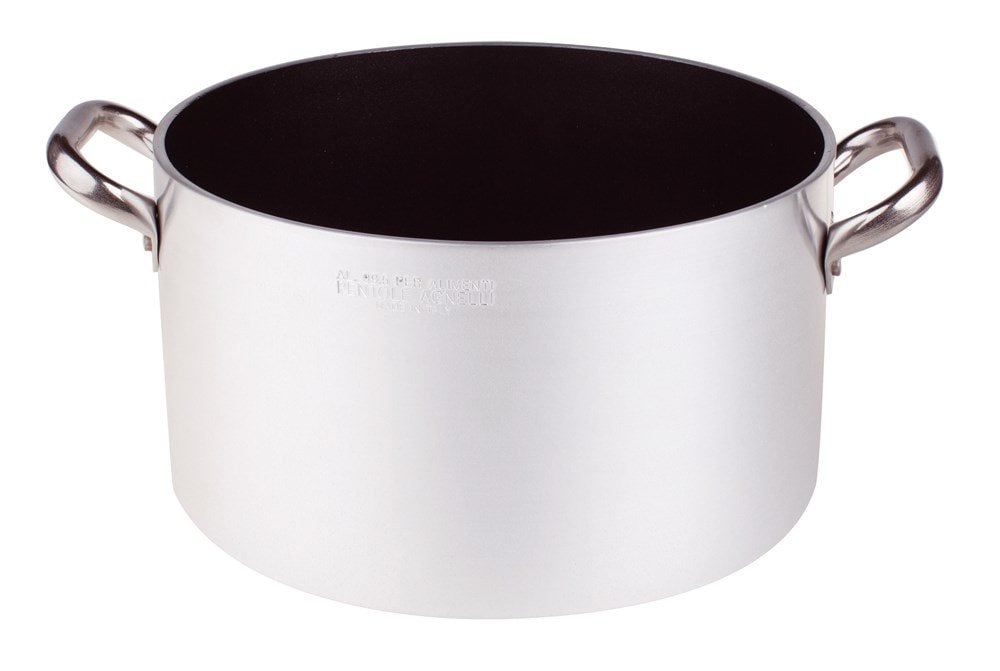 pentole-agnelli-alsa2104s28-casseruola-alta-antiaderente-con-2-maniglie-inox-all image 1