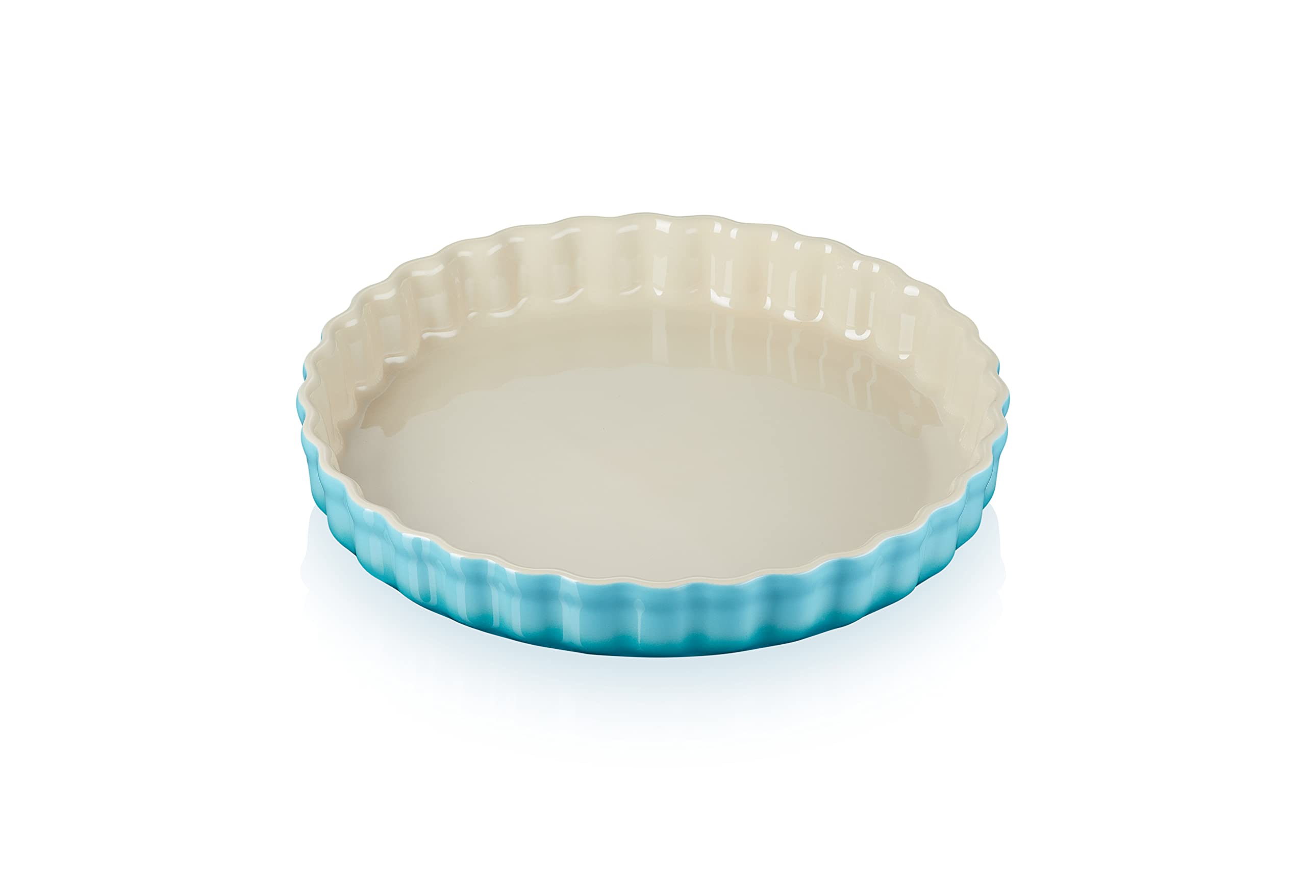 le-creuset-tortiera-tradition-rotonda-in-gres-vetrificato-28-cm-2-1-l-shell-pink image 7