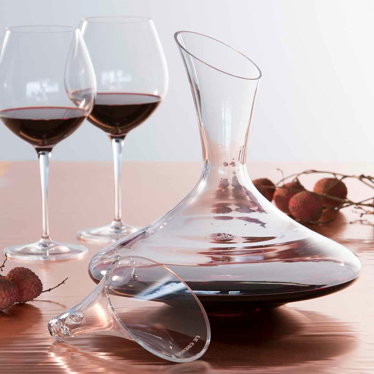 le-creuset-decanter-wa-148-in-vetro-con-imbuto-decantatore-e-ossigenatore-per-vi image 6