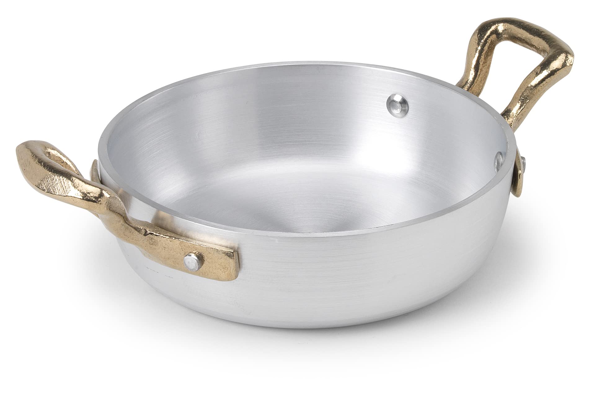 pentole-agnelli-alma11014-tegamino-a-servire-con-2-maniglie-in-ottone-alluminio- image 4