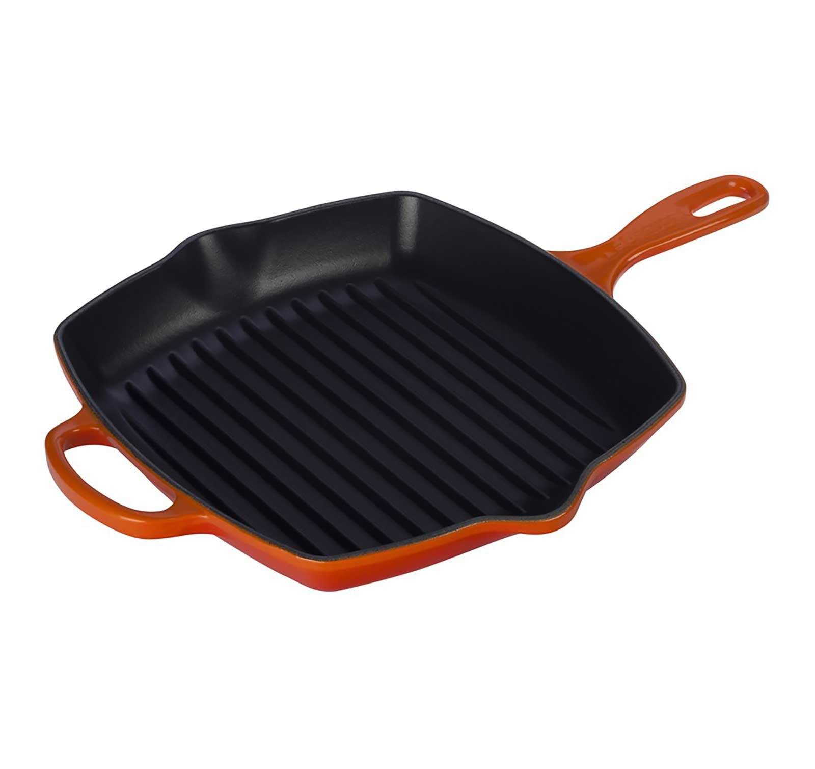 le-creuset-bistecchiera-skillet-quadrata-evolution-in-ghisa-vetrificata-26-cm-ar image 7