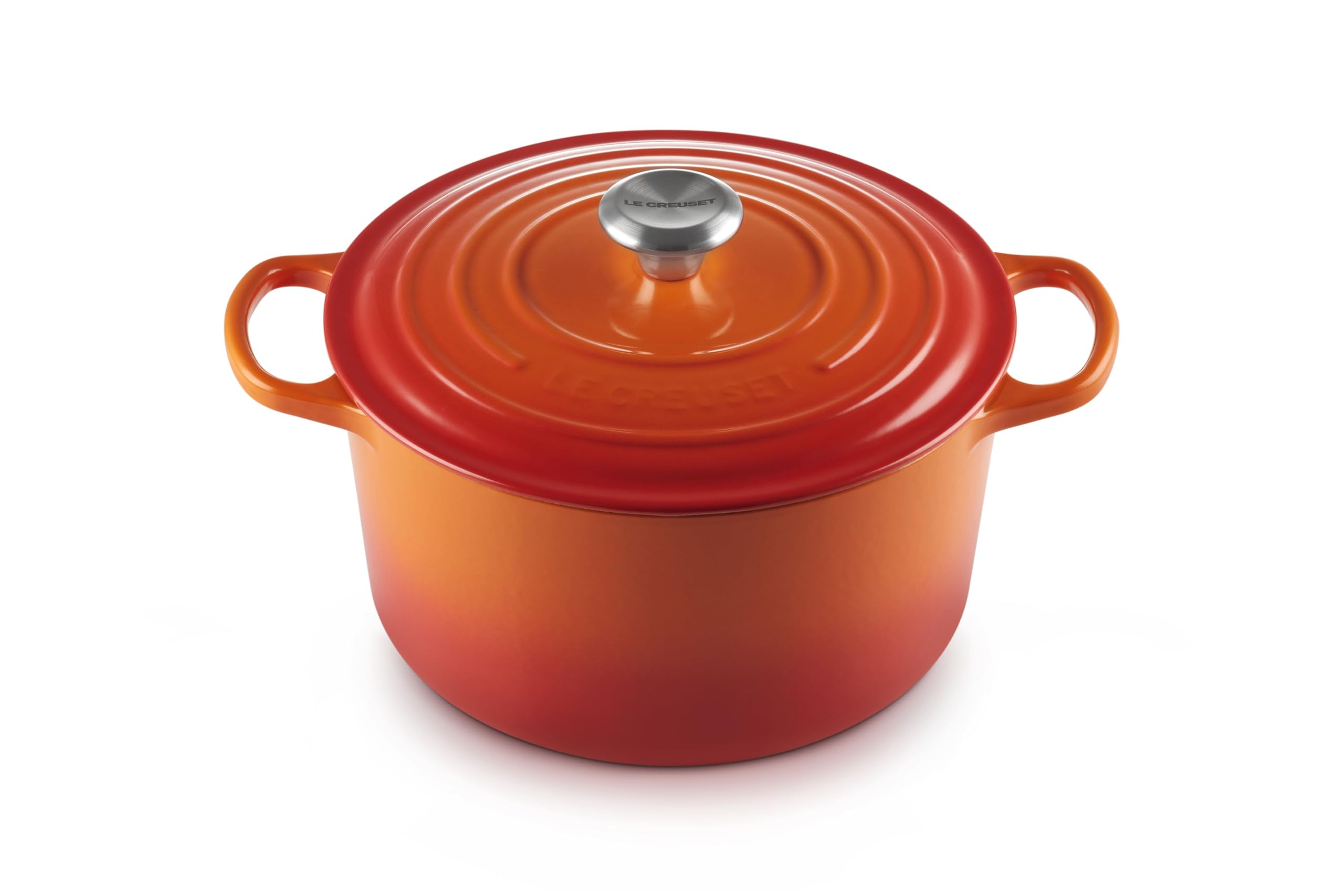 le-creuset-cocotte-rotonda-profonda-in-ghisa-vetrificata-con-coperchio-26-cm-ara image 1