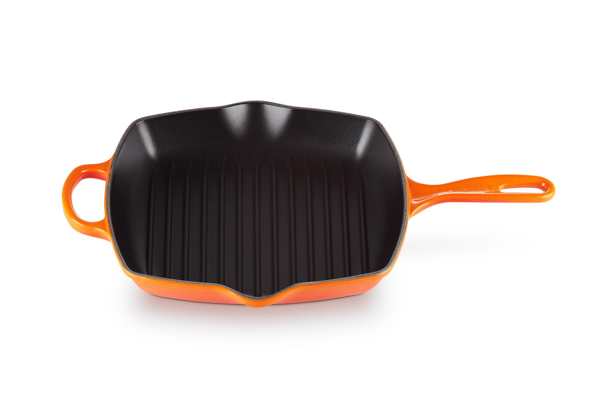 le-creuset-bistecchiera-skillet-quadrata-evolution-in-ghisa-vetrificata-26-cm-ar image 1