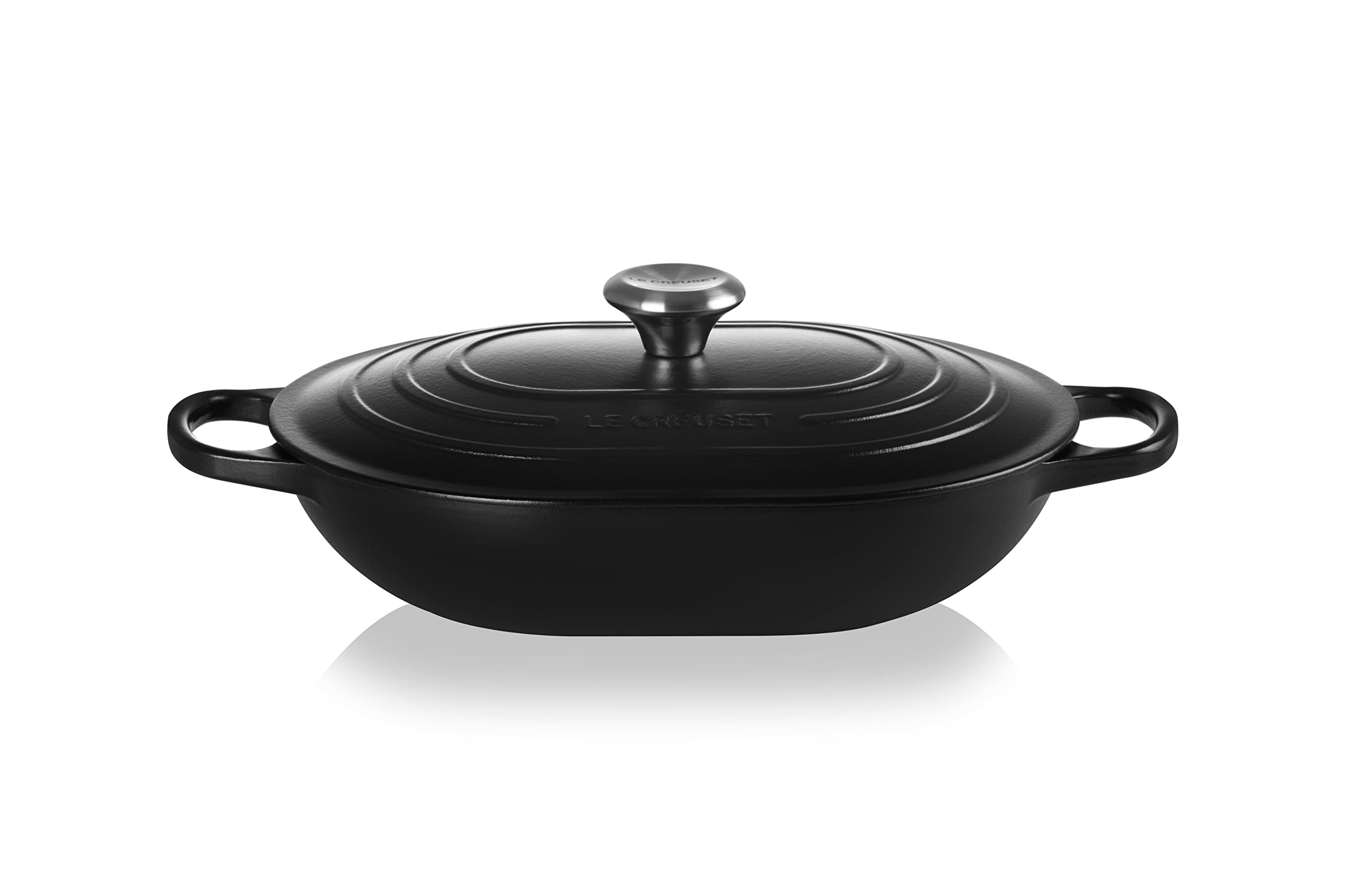 le-creuset-casseruola-oblong-evolution-ghisa-vetrificata-31-cm-3-4-litri-nero-ma image 2